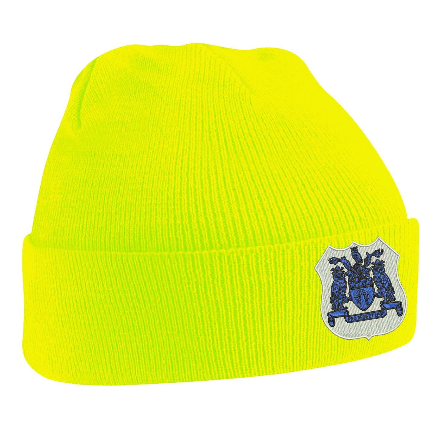 Retro Leeds 1950s Embroidered Beanie Hat