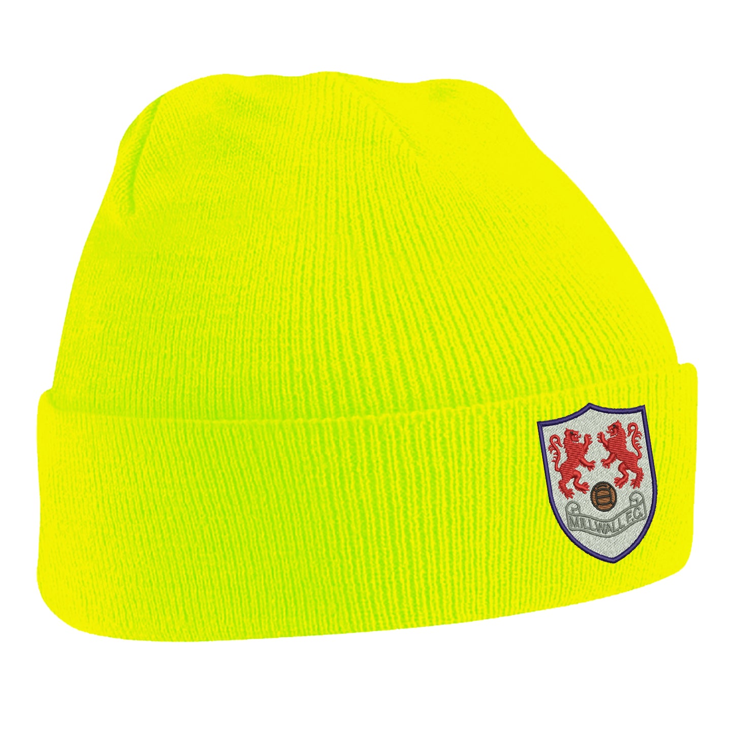 Retro Millwall 1956 Embroidered Beanie Hat