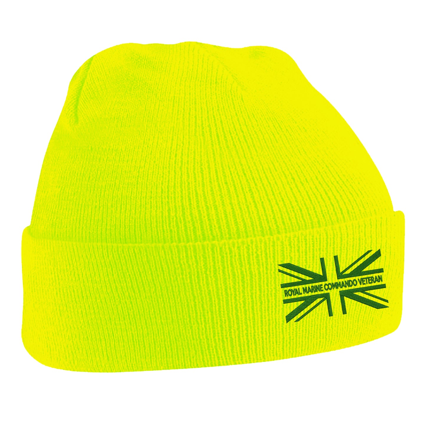 Royal Marine Commando Veteran Union Jack Beanie Hat
