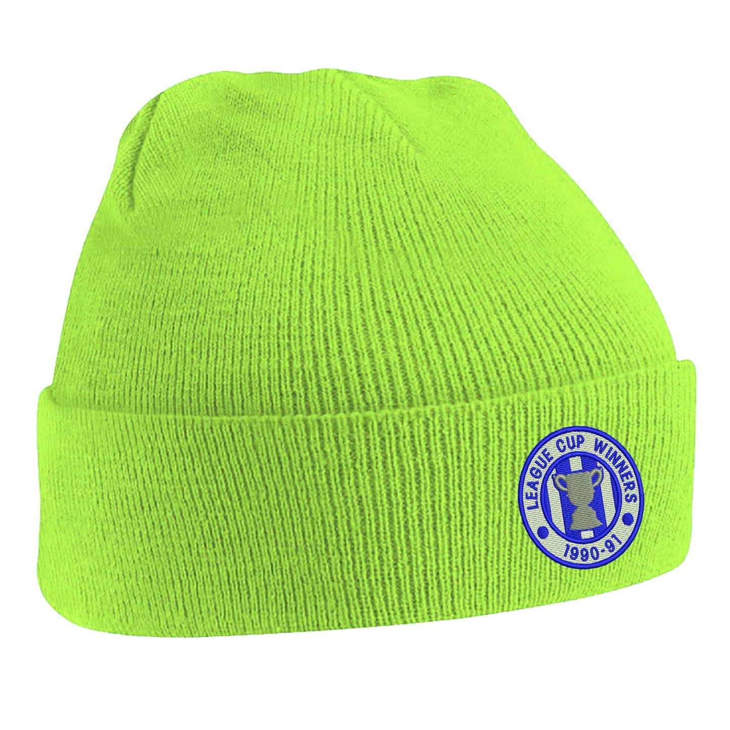 Retro Sheffield Wednesday League Cup Winners 1991 Beanie Hat