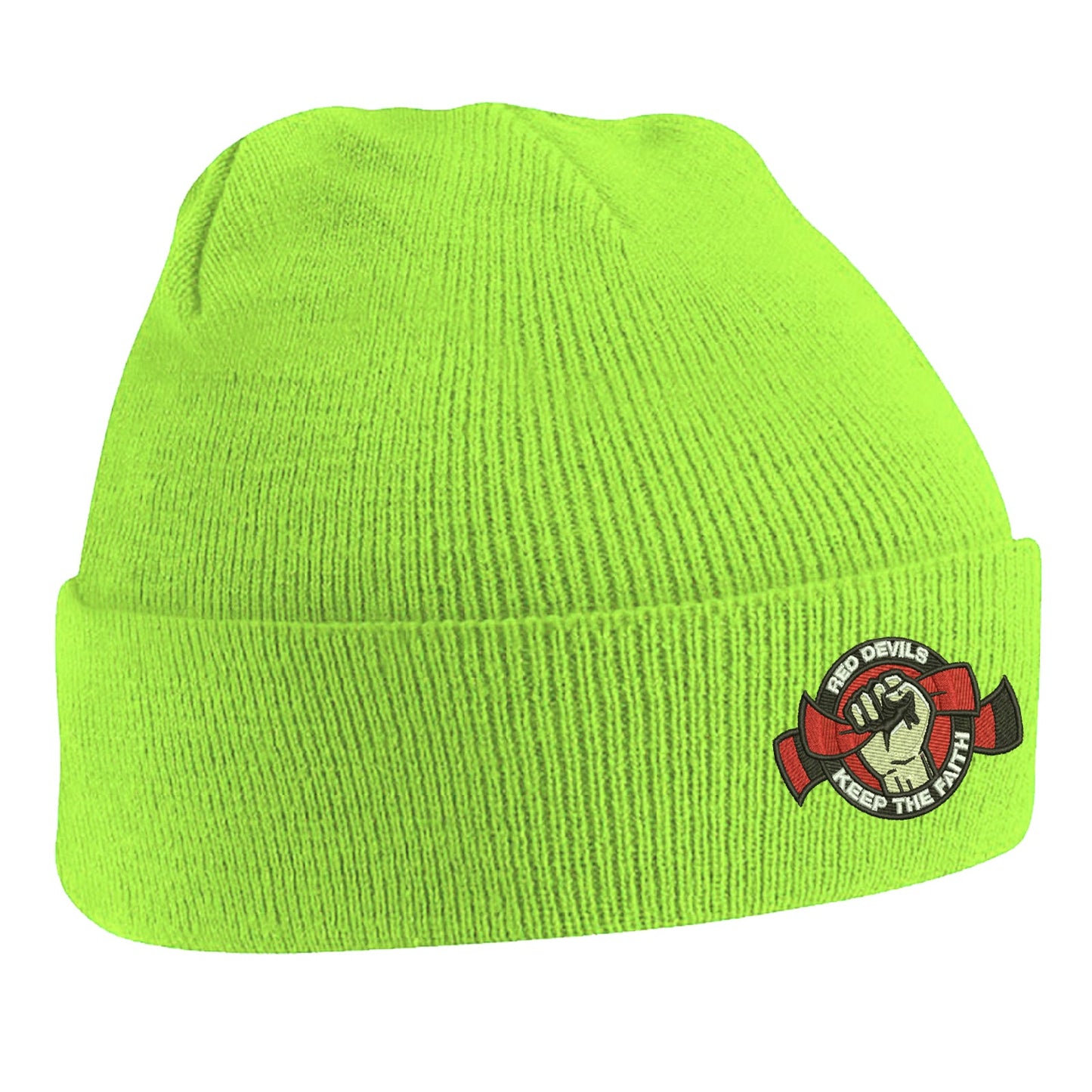 Red Devils Keep The Faith Beanie Hat