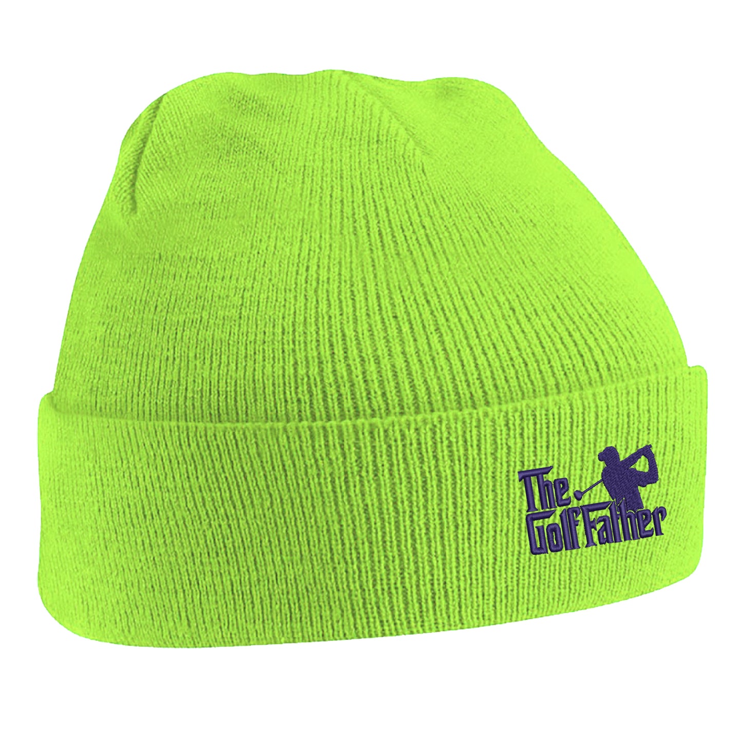 The Golf Father Embroidered Beanie Hat