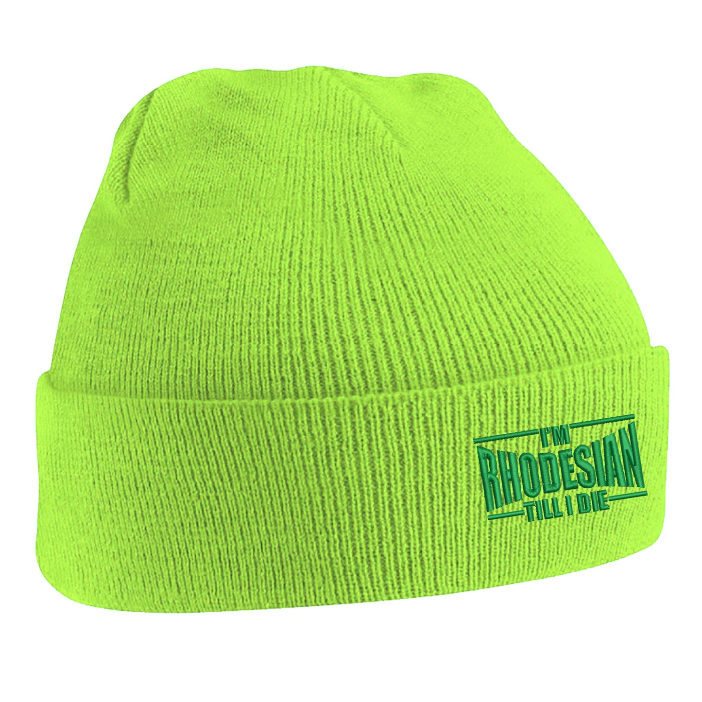 I'm Rhodesian Till I Die Embroidered Beanie Hat
