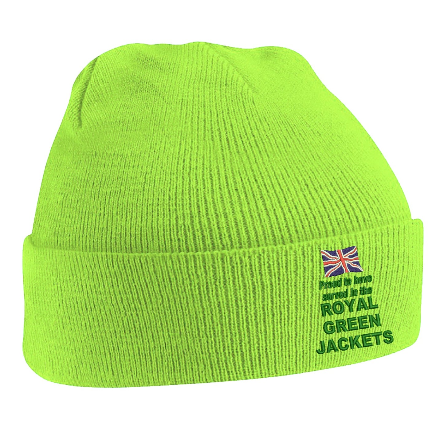 Proud to Have Served in The Royal Green Jackets Beanie Hat