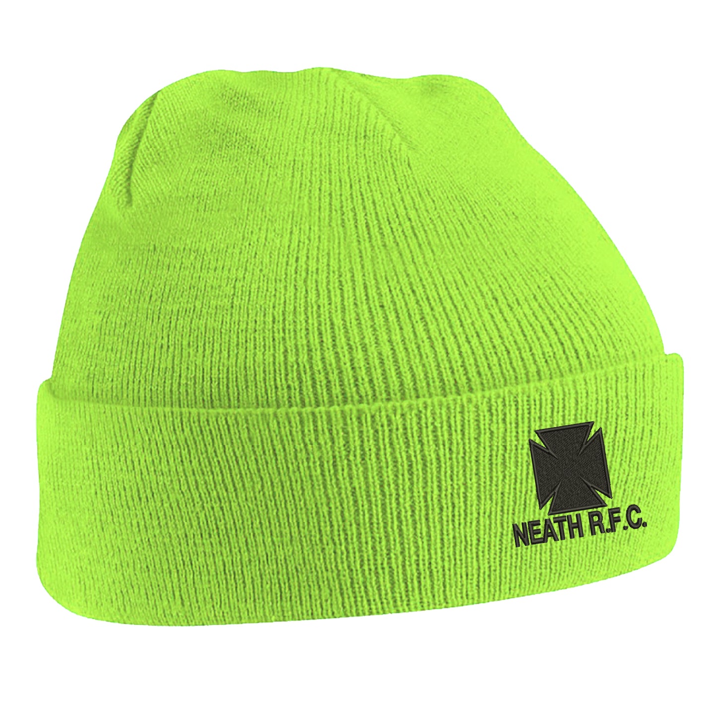 Retro Neath RFC Embroidered Beanie Hat
