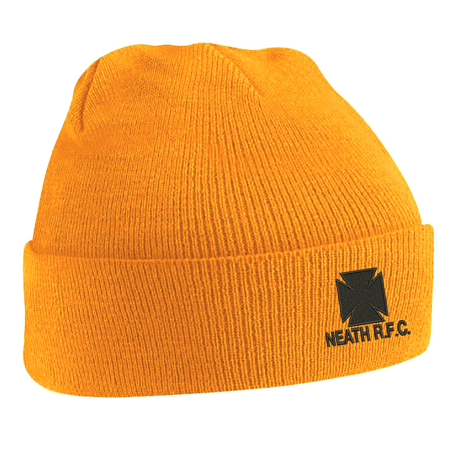 Retro Neath RFC Embroidered Beanie Hat
