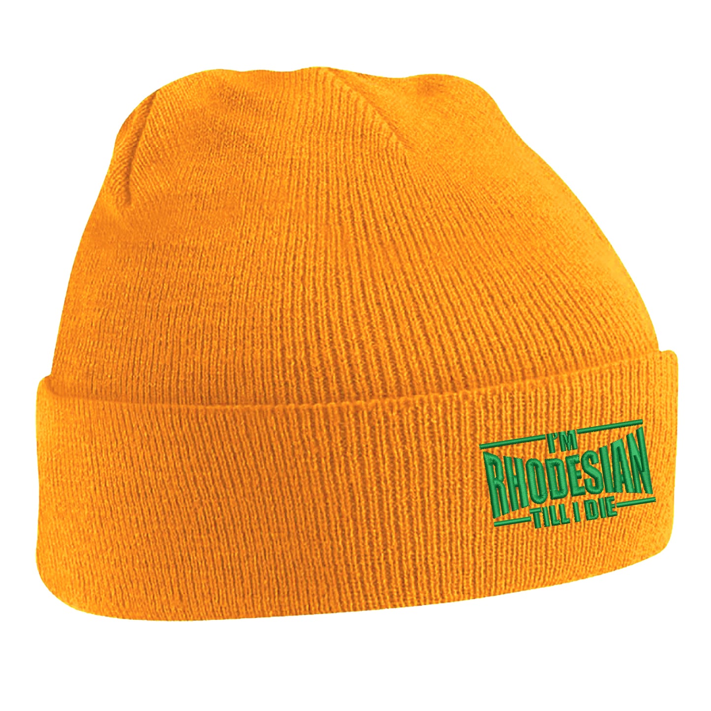 I'm Rhodesian Till I Die Embroidered Beanie Hat