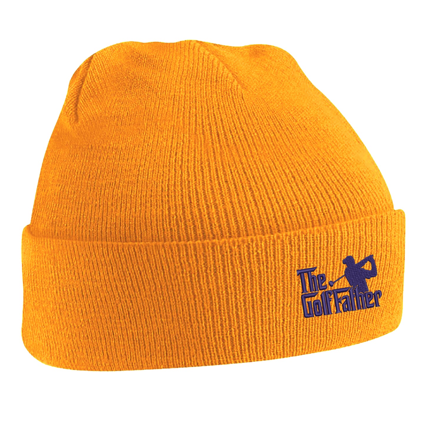 The Golf Father Embroidered Beanie Hat