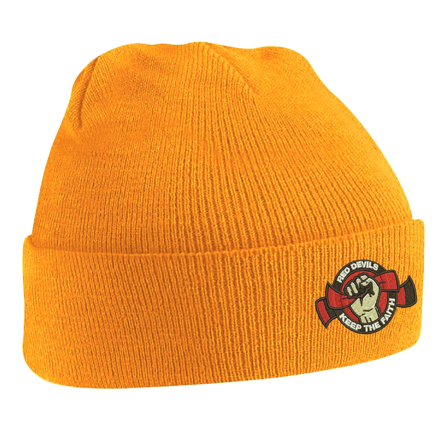 Red Devils Keep The Faith Beanie Hat
