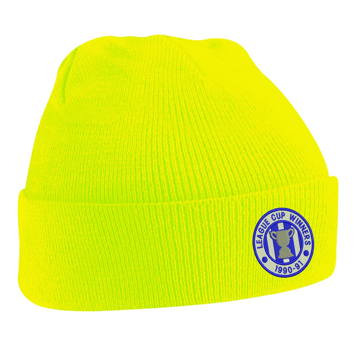 Retro Sheffield Wednesday League Cup Winners 1991 Beanie Hat