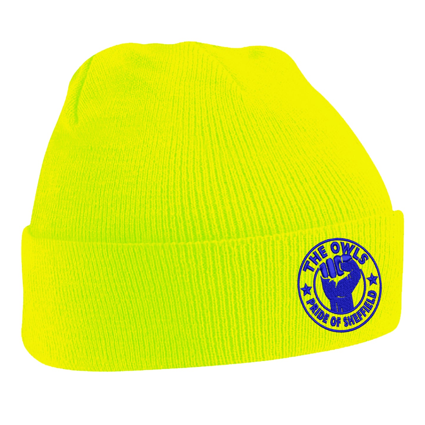 The Owls Pride of Sheffield Embroidered Beanie Hat