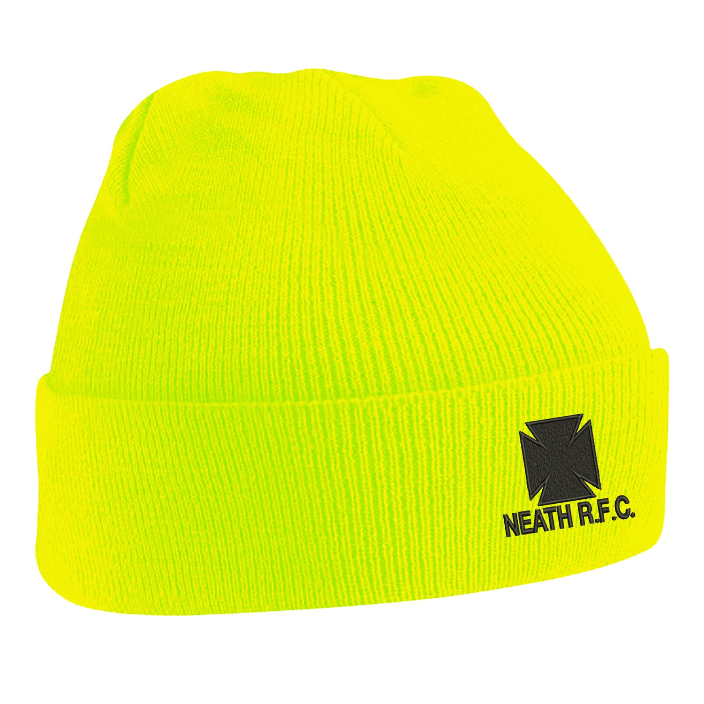 Retro Neath RFC Embroidered Beanie Hat