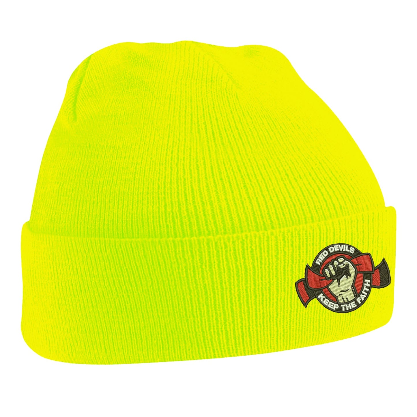 Red Devils Keep The Faith Beanie Hat