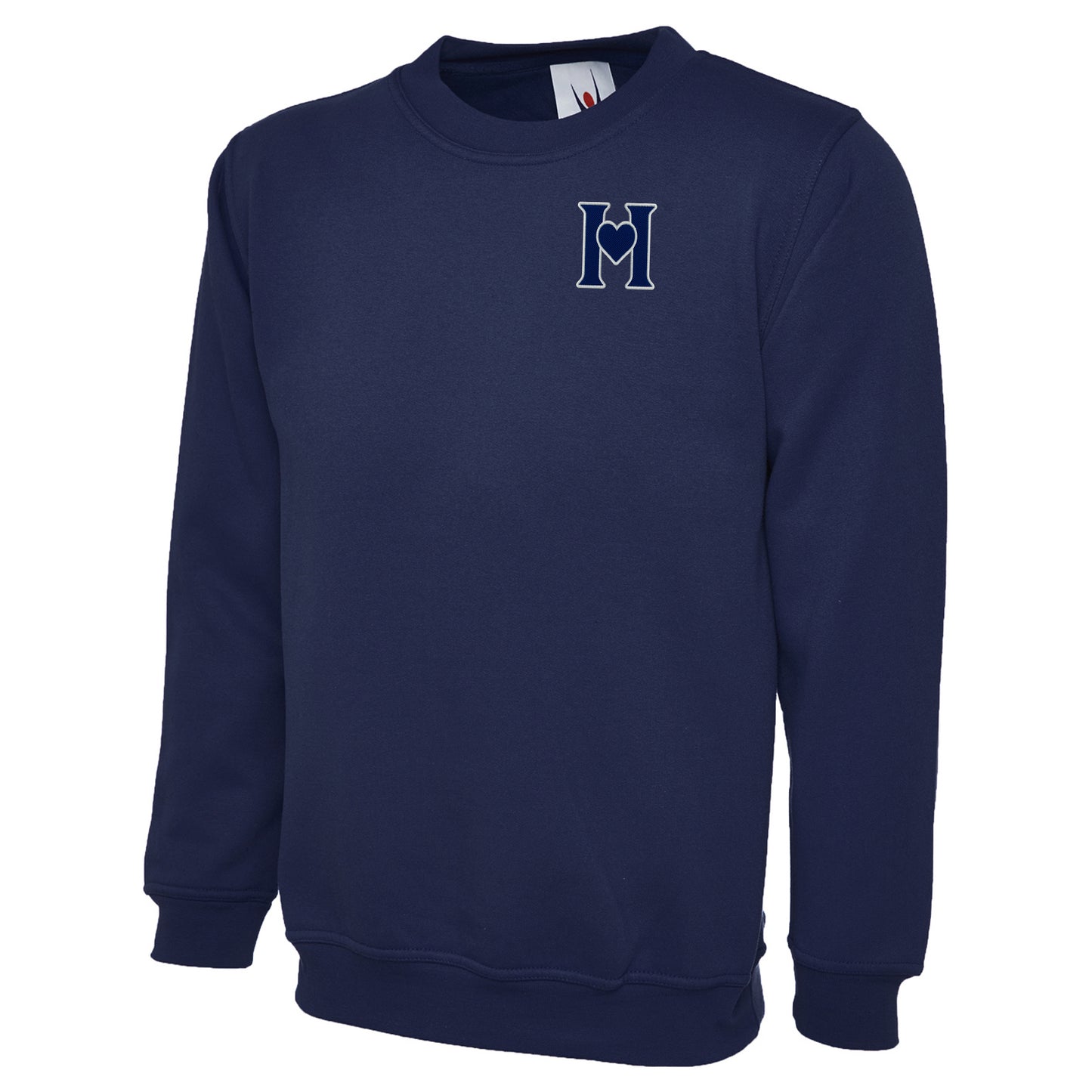 Retro Old School Hearts Football Sweatshirt
