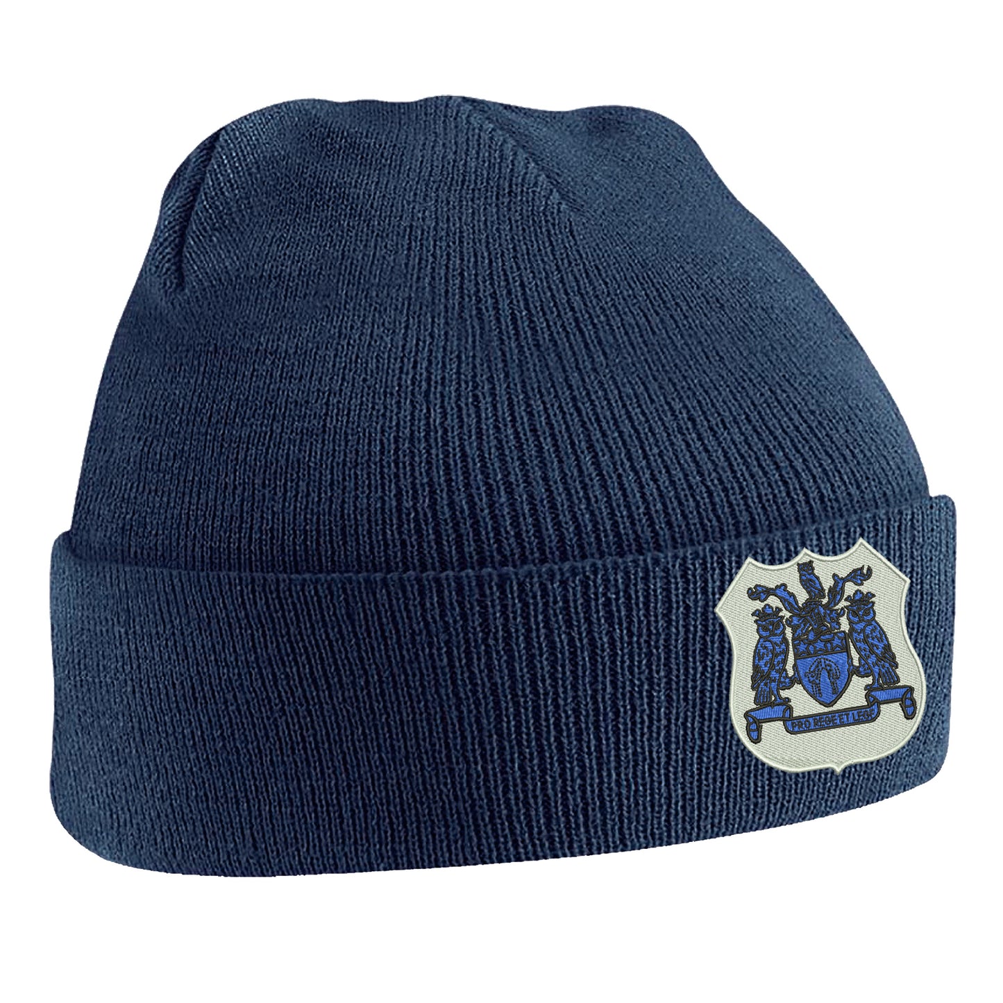Retro Leeds 1950s Embroidered Beanie Hat