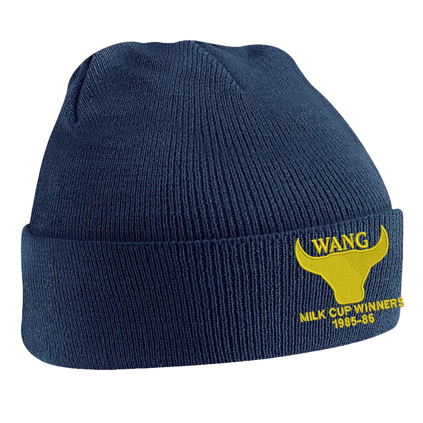 Retro Oxford Milk Cup Winners 1985-86 Embroidered Beanie Hat