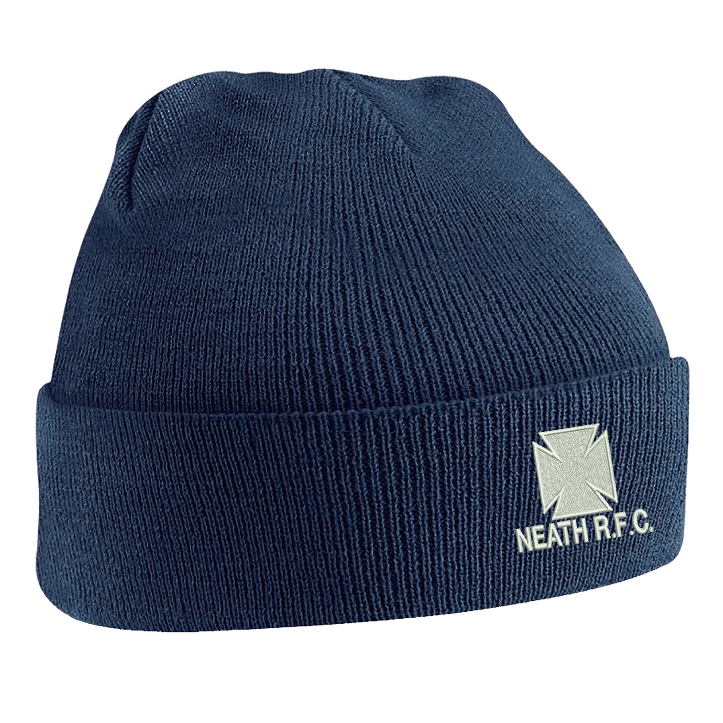 Retro Neath RFC Embroidered Beanie Hat