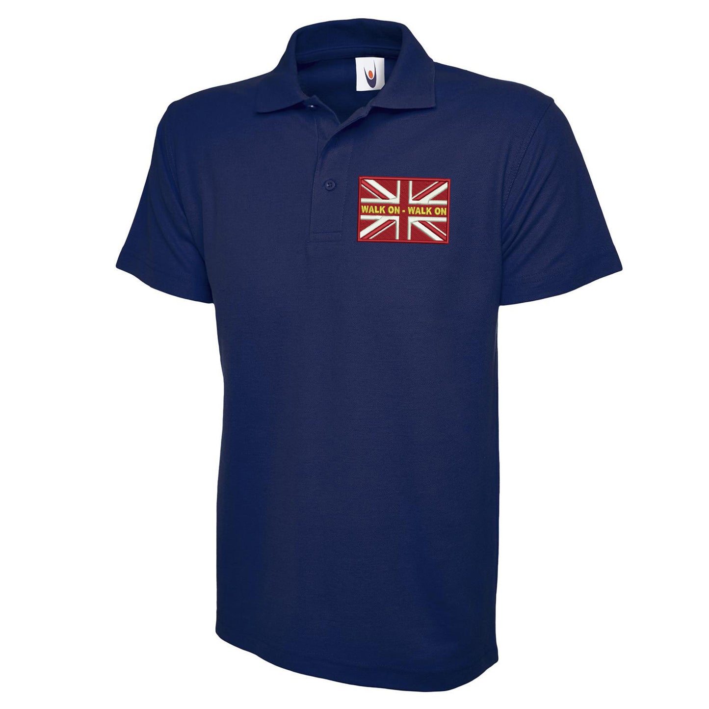 Walk On Walk On Coloured Union Jack Polo Shirt