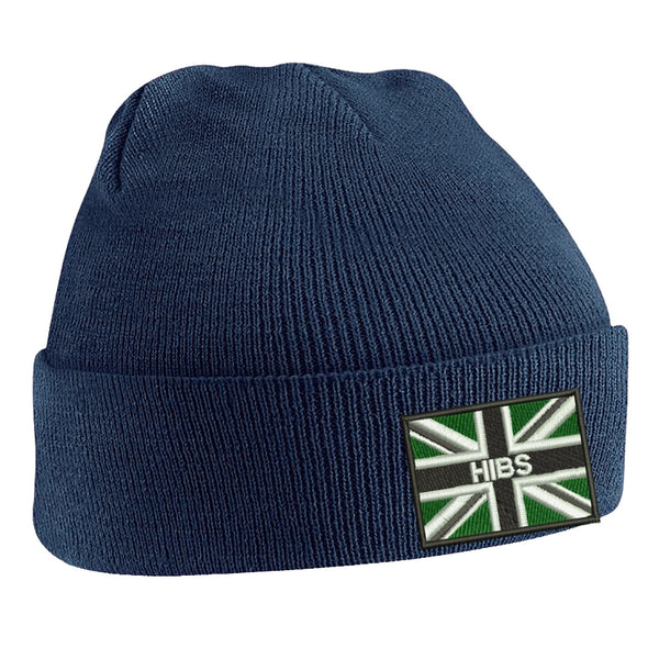 Union Jack Knit Beanie – UK Flag Design, Stretchy Slouchy Hat For Men & Women | Multi-Way Wear As Scarf Or Headband