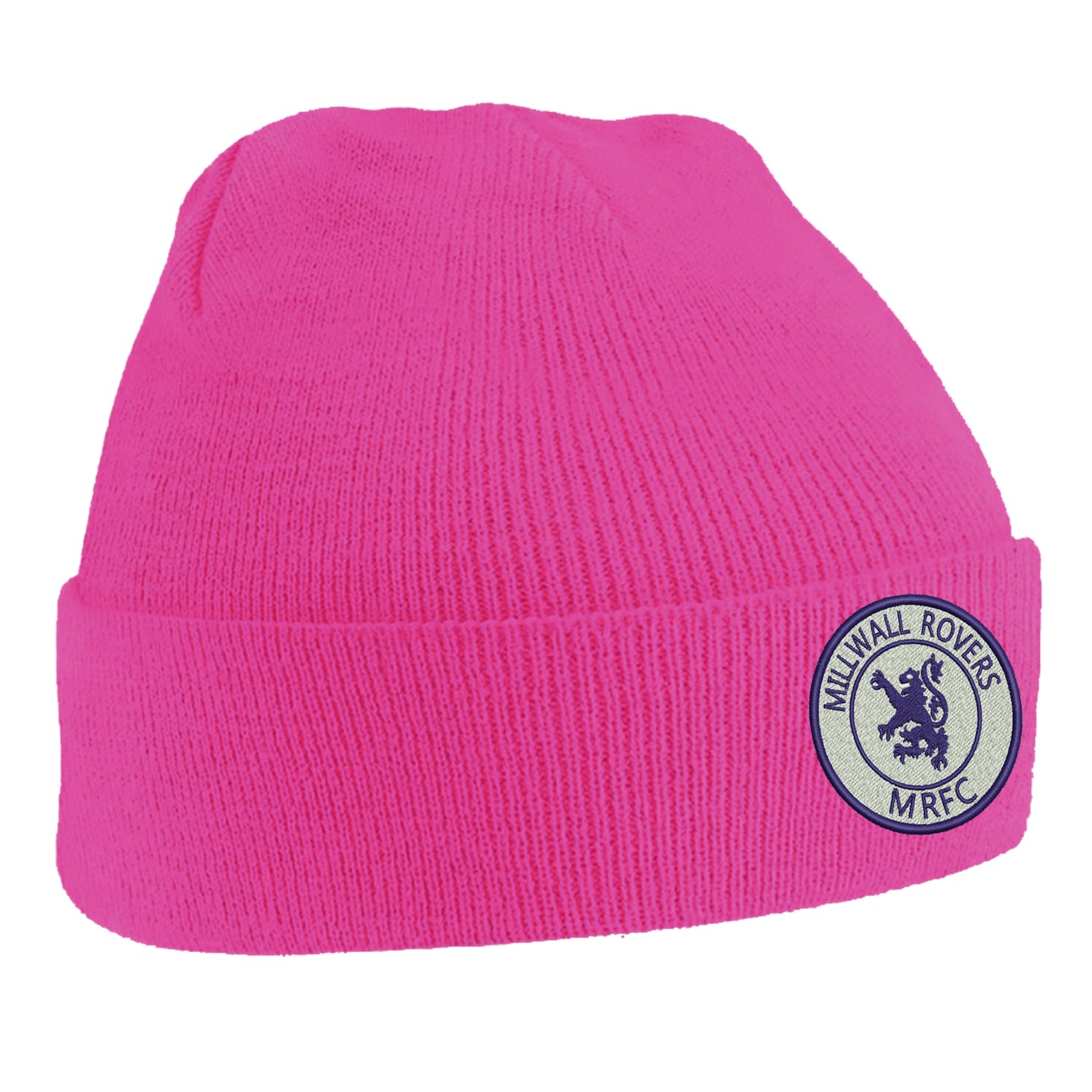 Retro Millwall Rovers MRFC Embroidered Beanie Hat