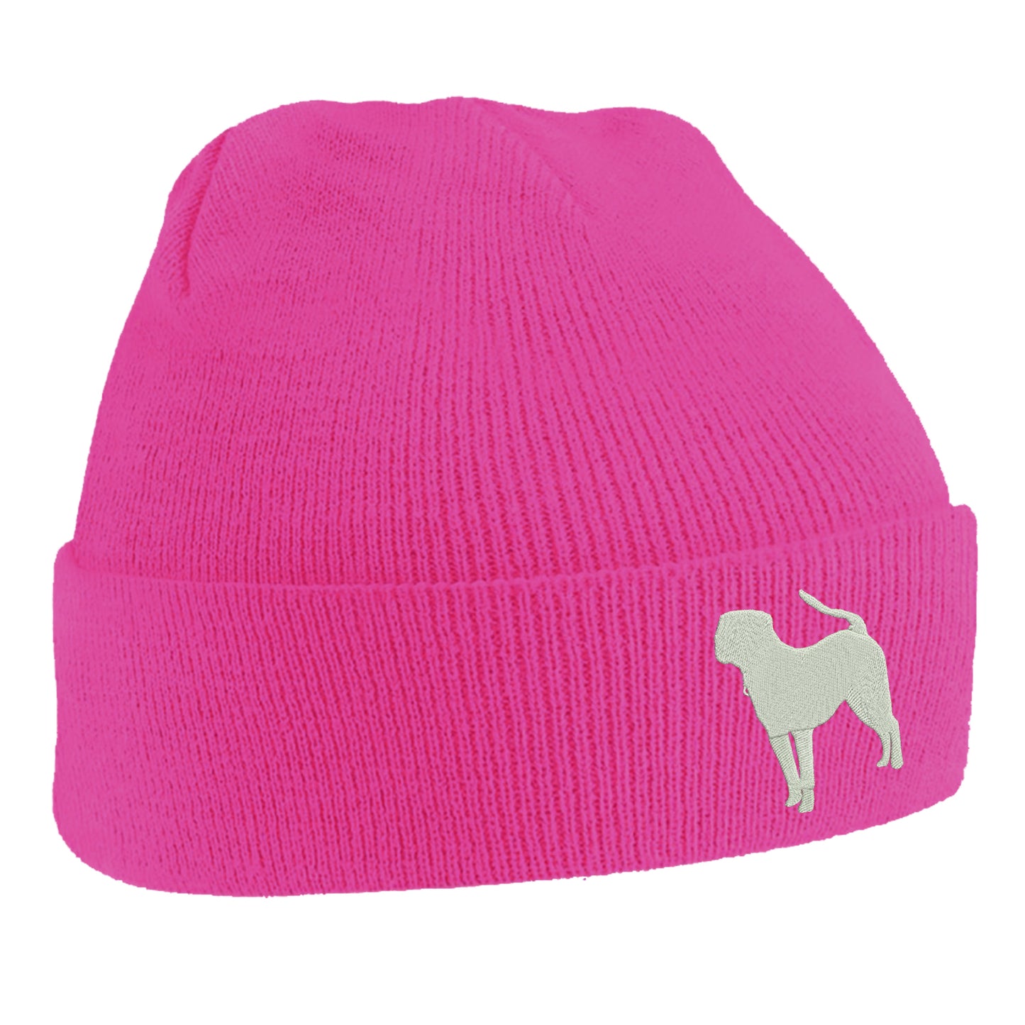 Pit Bull Embroidered Beanie Hat