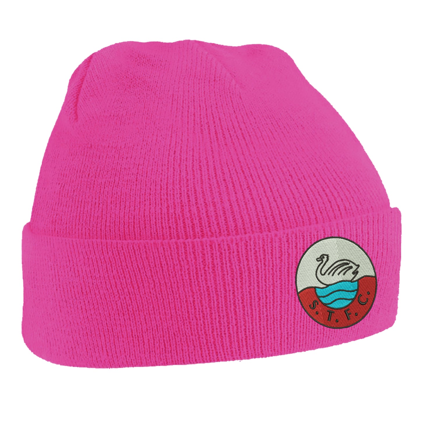 Retro Swansea 1960s Embroidered Beanie Hat