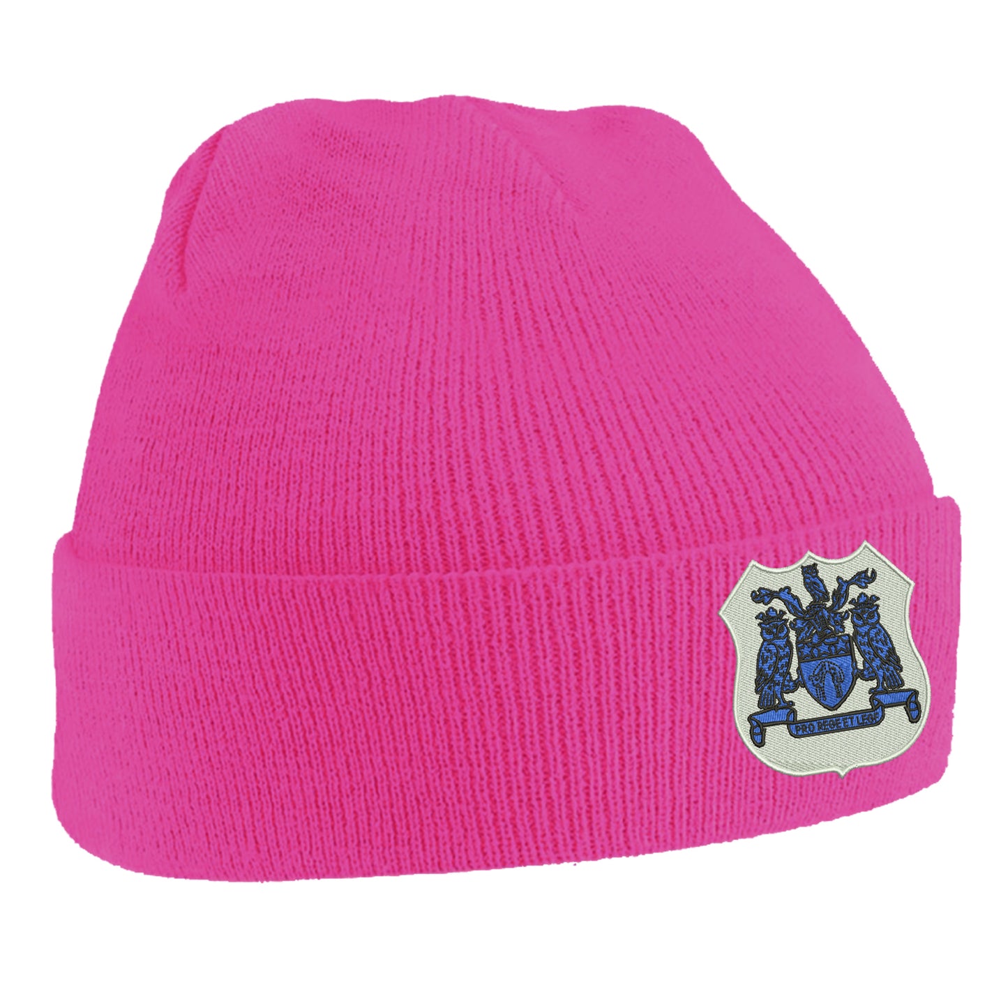 Retro Leeds 1950s Embroidered Beanie Hat
