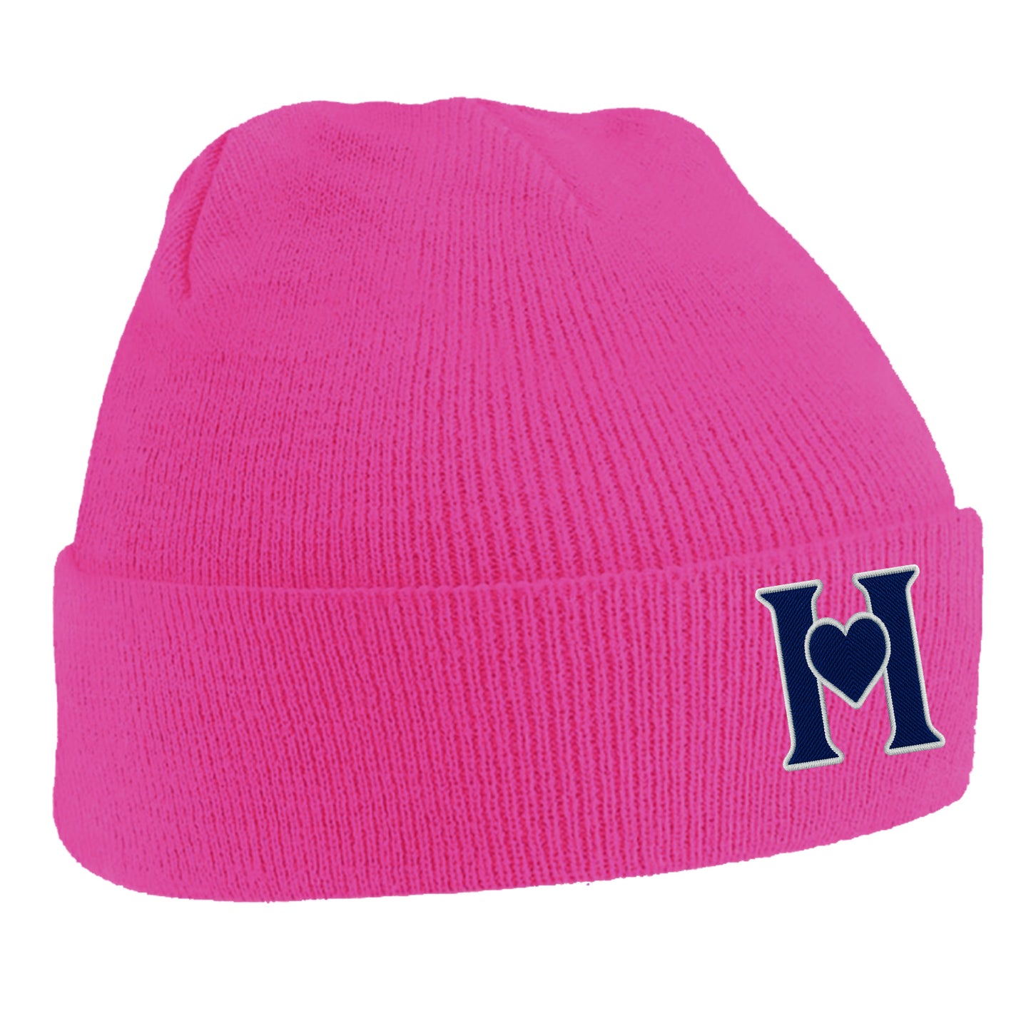 Retro Old School Hearts Football Beanie Hat