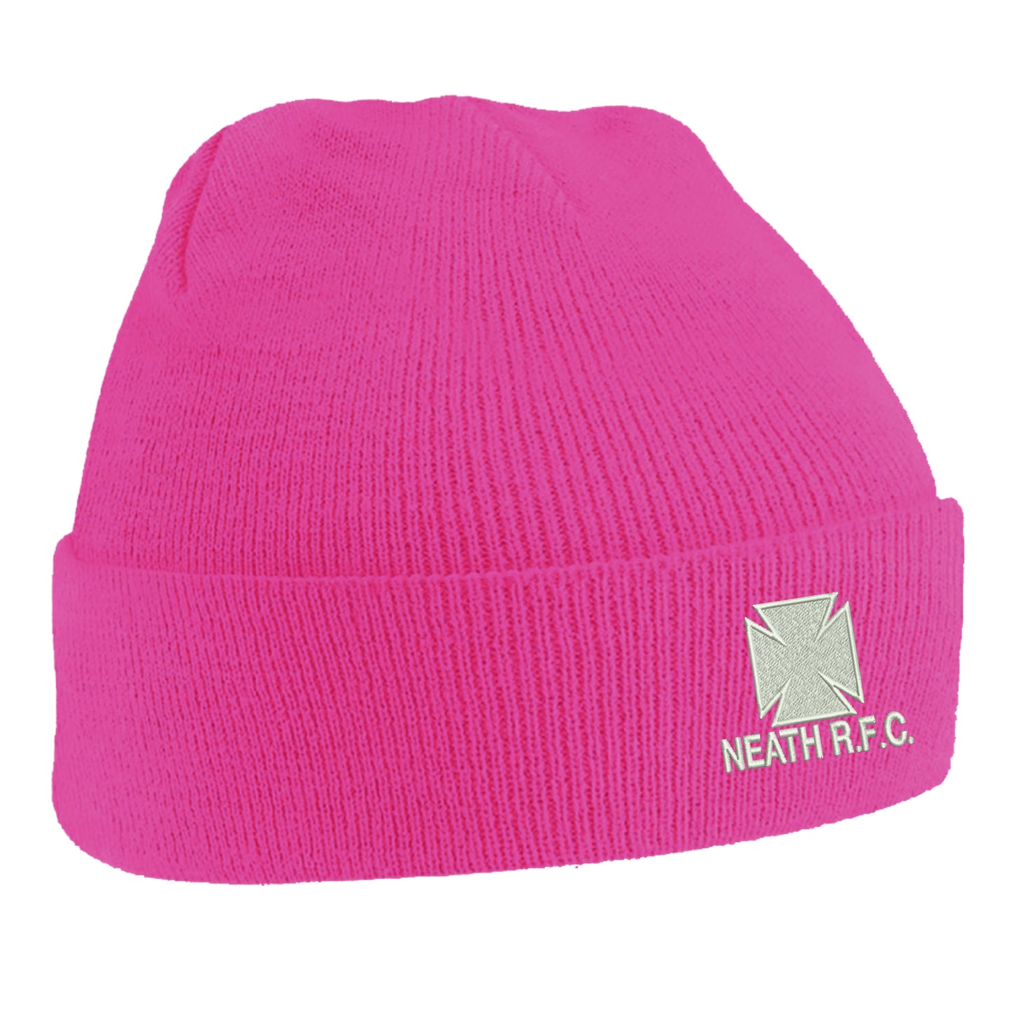 Retro Neath RFC Embroidered Beanie Hat