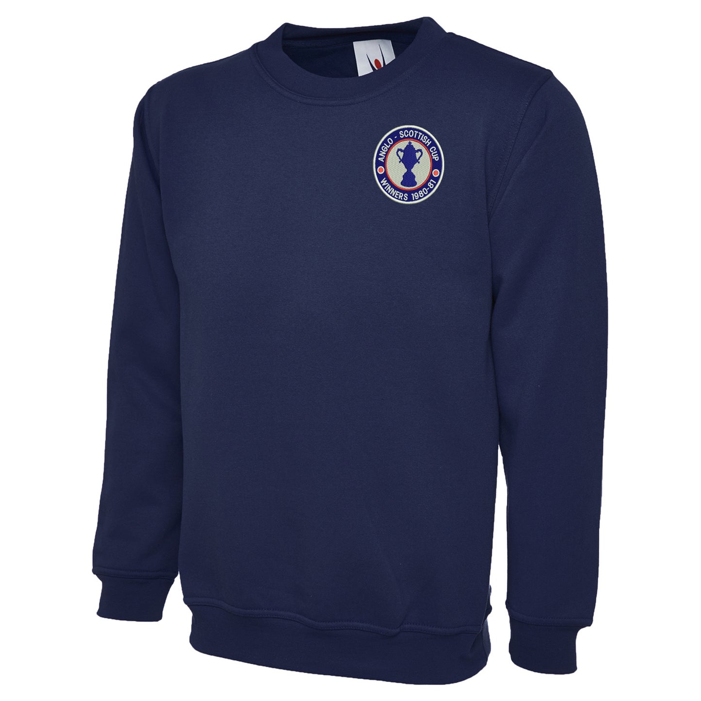 Retro Chesterfield Anglo-Scottish Cup Winners 1981 Embroidered Classic Sweatshirt