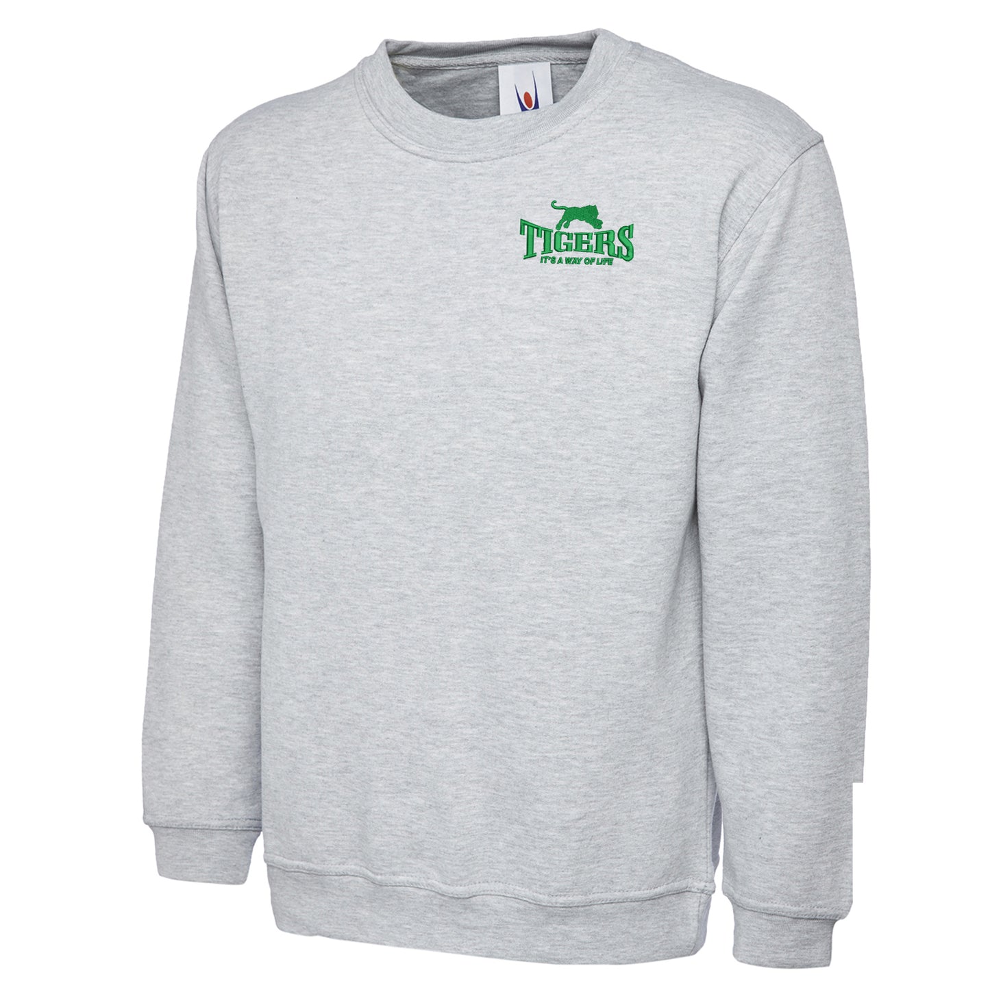 Tigers It's a Way of Life Embroidered Classic Sweatshirt