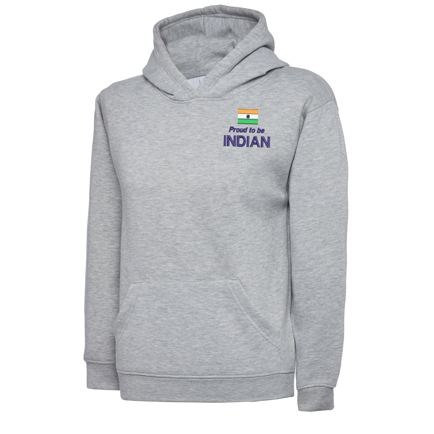 Proud to be Indian Embroidered Children's Hoodie