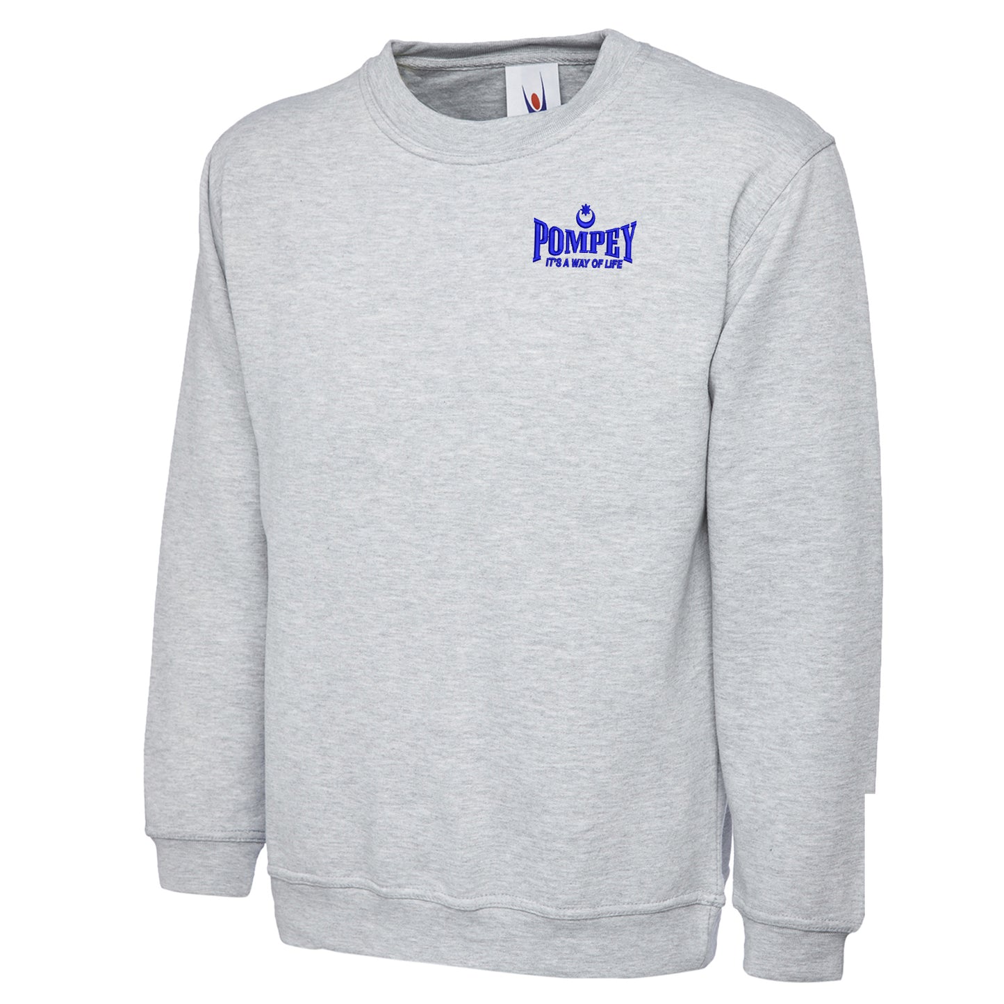 Pompey It's a Way of Life Embroidered Classic Sweatshirt