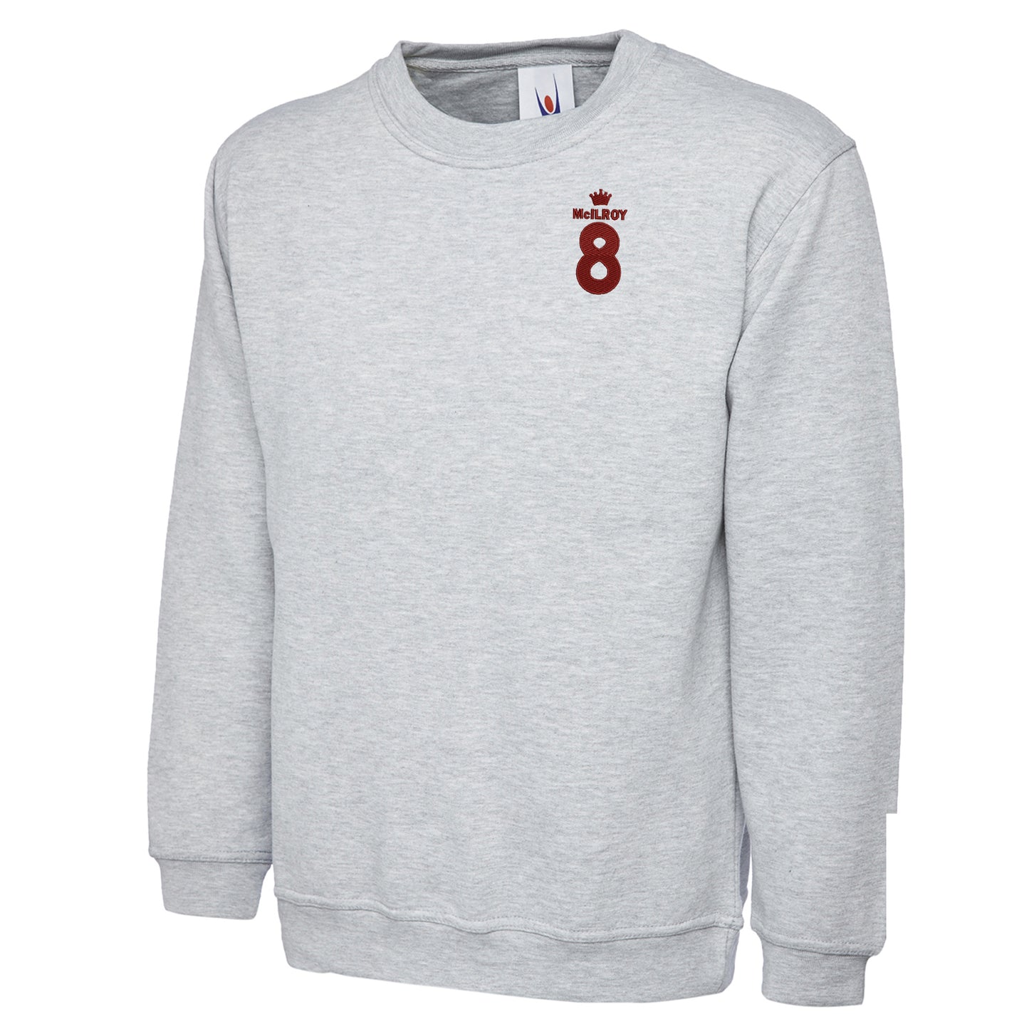 McIlroy 8 Embroidered Classic Sweatshirt