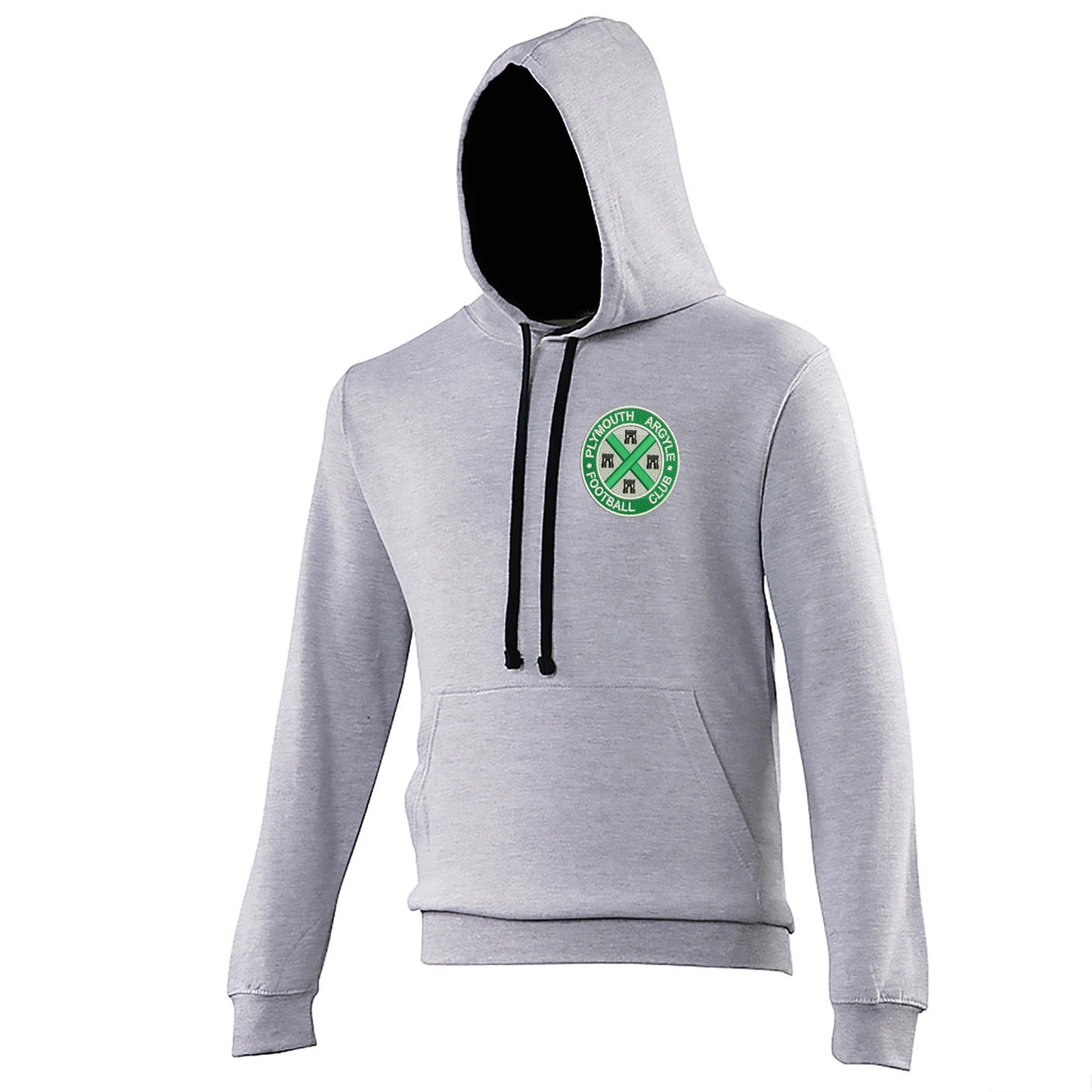Retro Plymouth 1911 Embroidered Contrast Hoodie