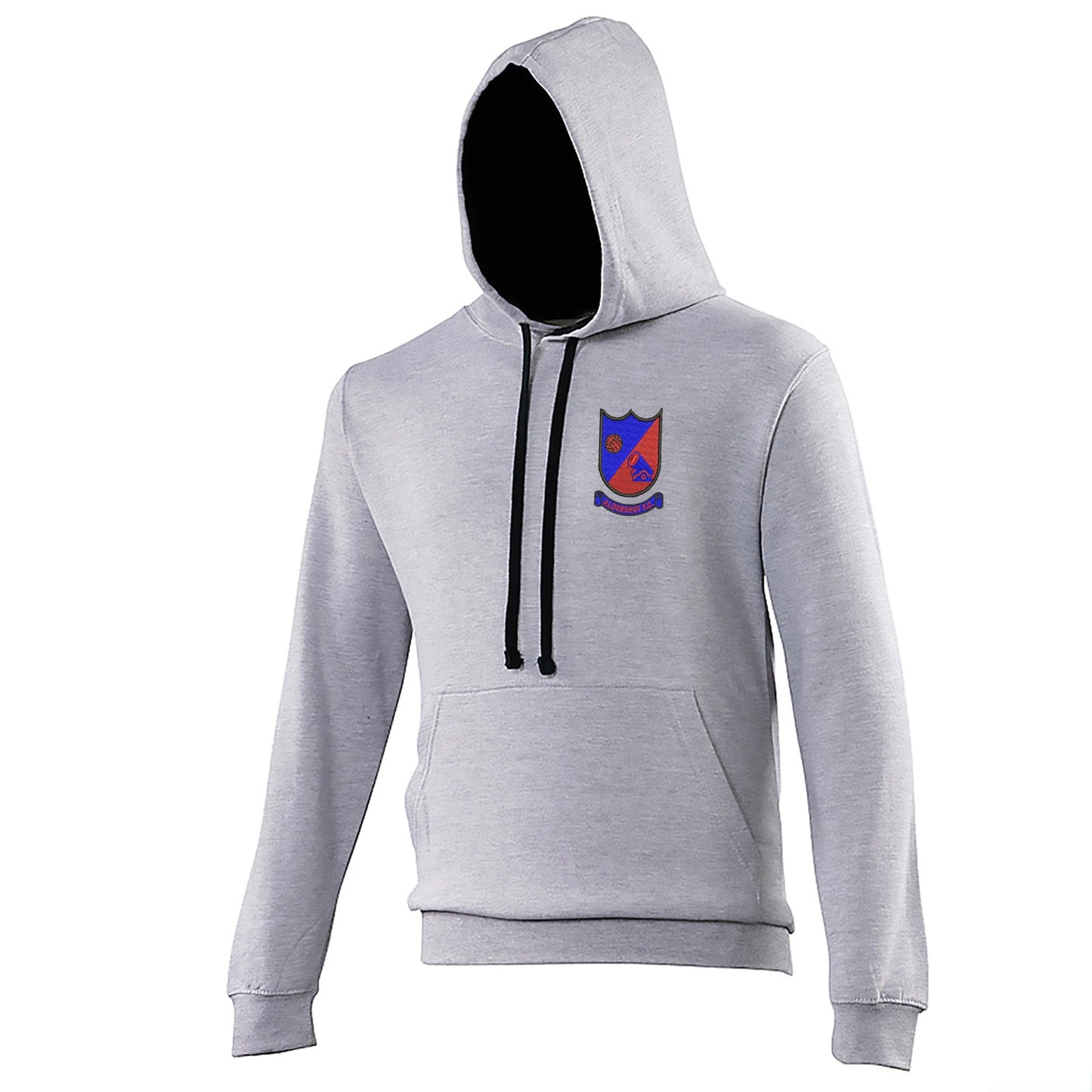 Retro Aldershot 1972 Embroidered Contrast Hoodie