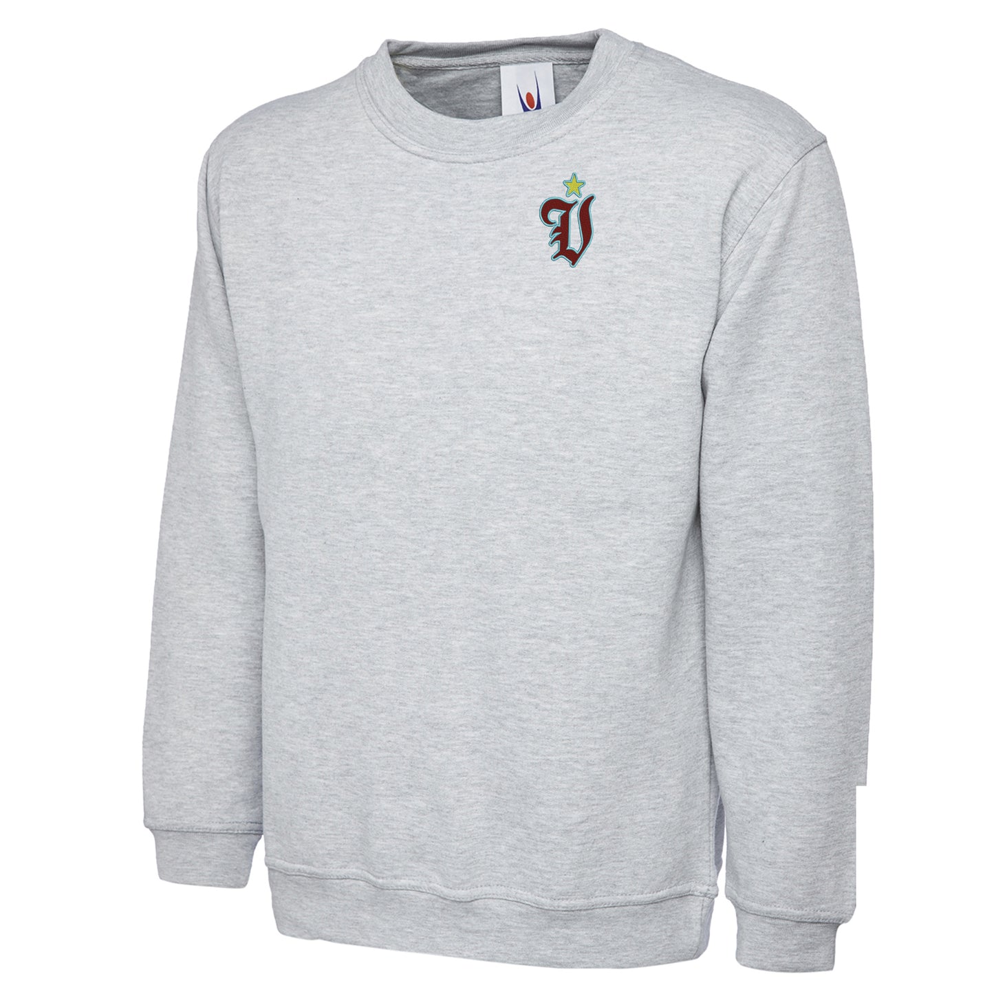 Retro Aston Villa European Cup Star Embroidered Classic Sweatshirt