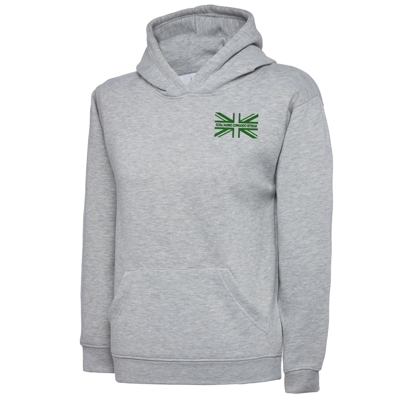 Royal Marine Commando Veteran Union Jack Embroidered Children's Hoodie