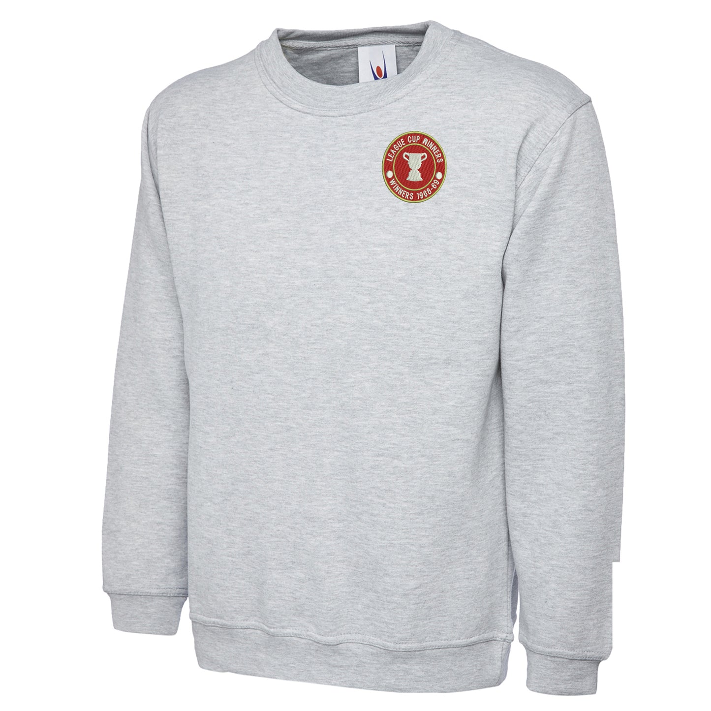 Retro Swindon Town Football League Cup Winners 1969 Embroidered Classic Sweatshirt