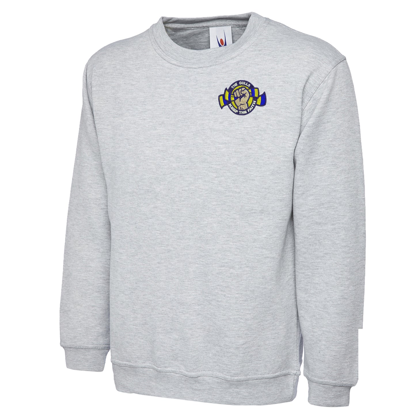 The Gulls Keep The Faith Embroidered Classic Sweatshirt