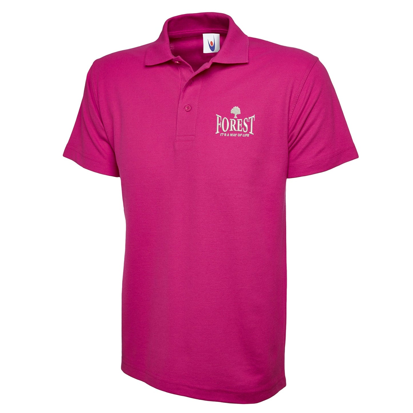 Forest It's a Way of Life Embroidered Classic Polo Shirt