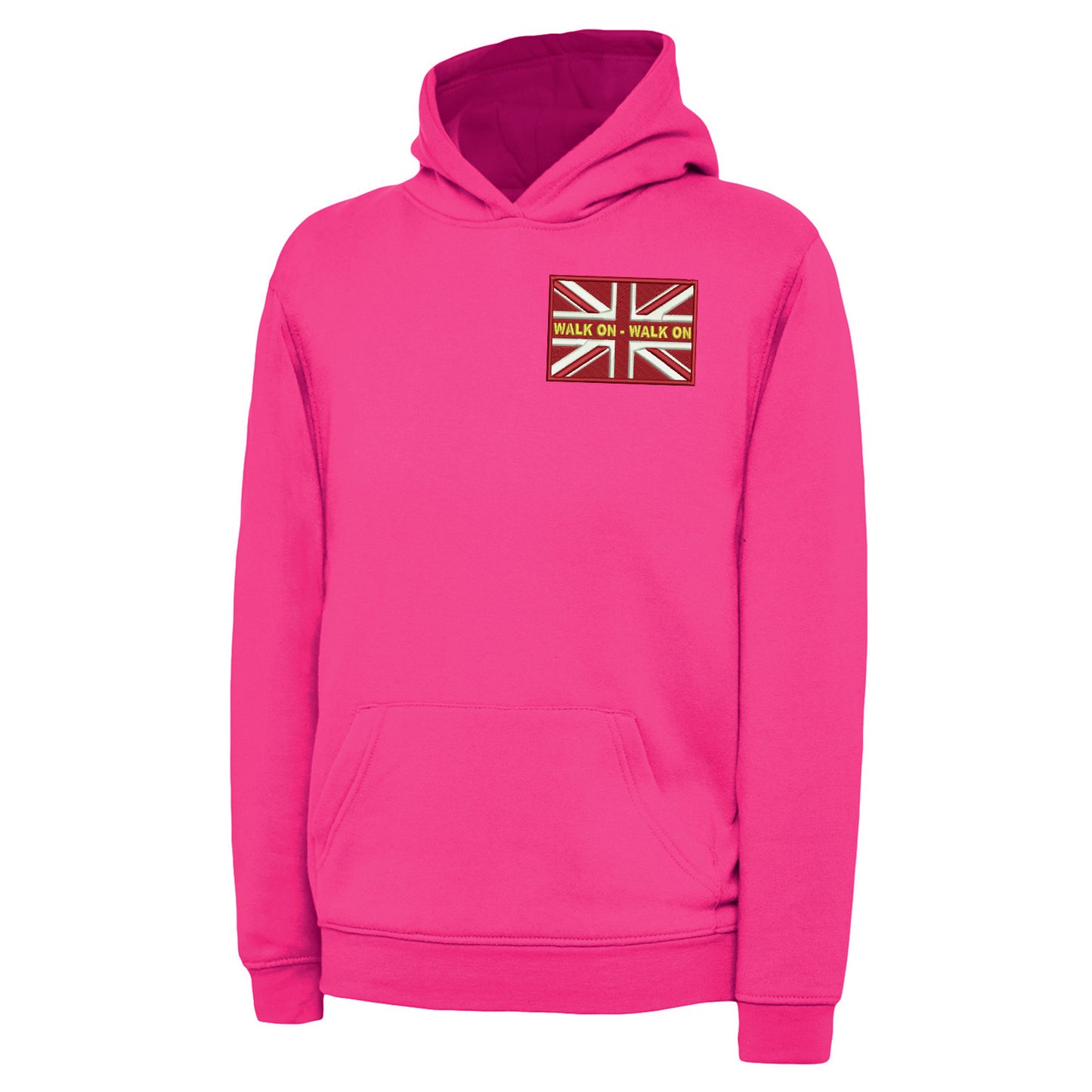 Walk On Walk On Coloured Union Jack Hoodie
