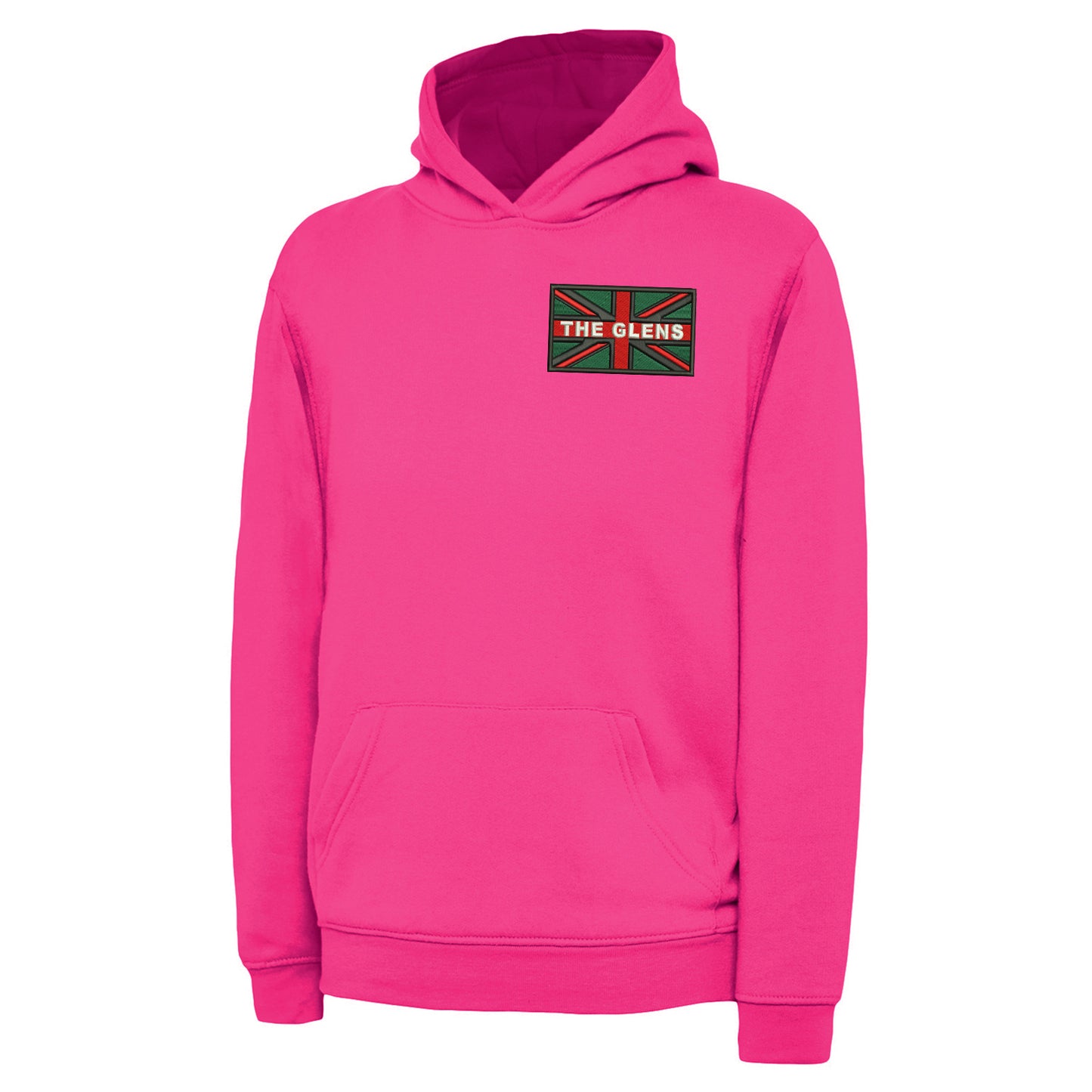 The Glens Coloured Union Jack Hoodie