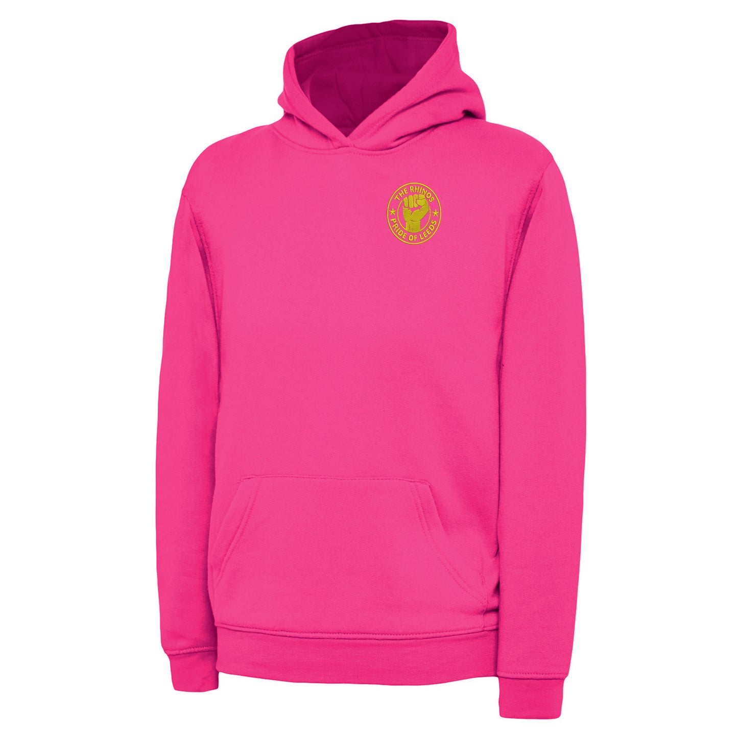 The Rhinos Pride of Leeds Embroidered Hoodie