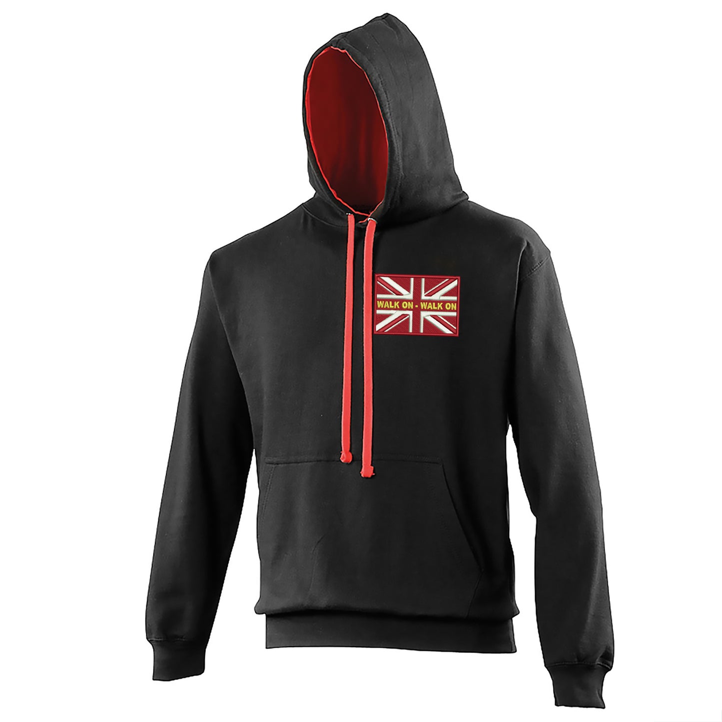 Walk On Walk On Coloured Union Jack Hoodie