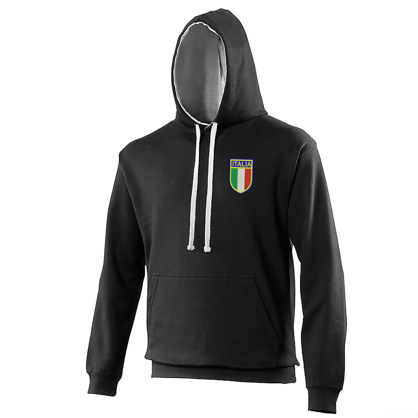Retro Italy 1952 Embroidered Contrast Hoodie
