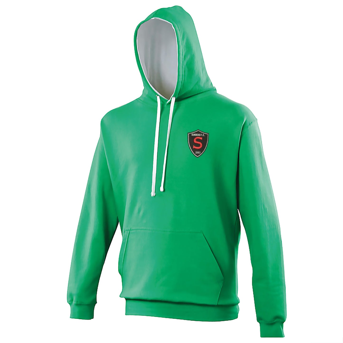 Retro Singers FC Embroidered Contrast Hoodie