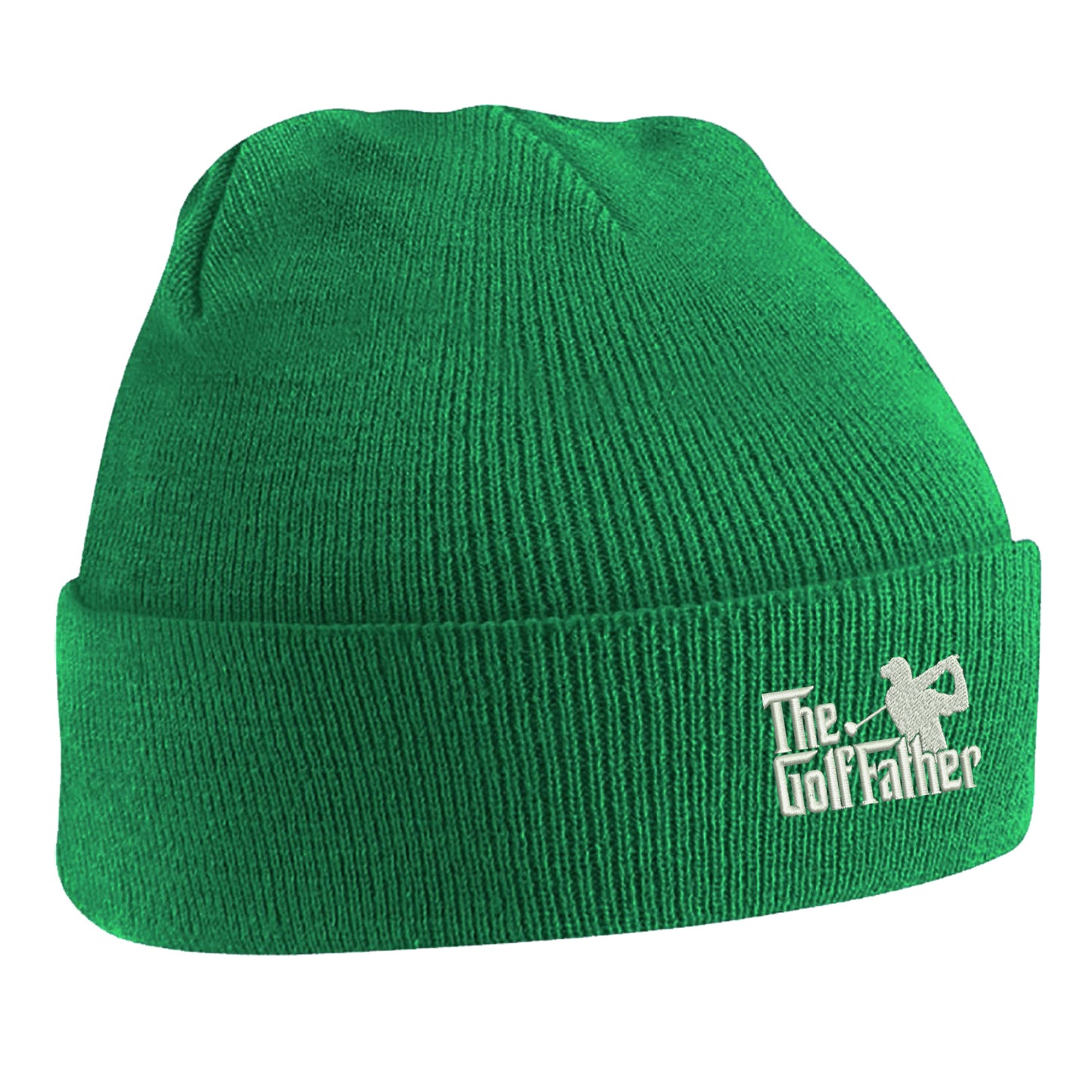 The Golf Father Embroidered Beanie Hat