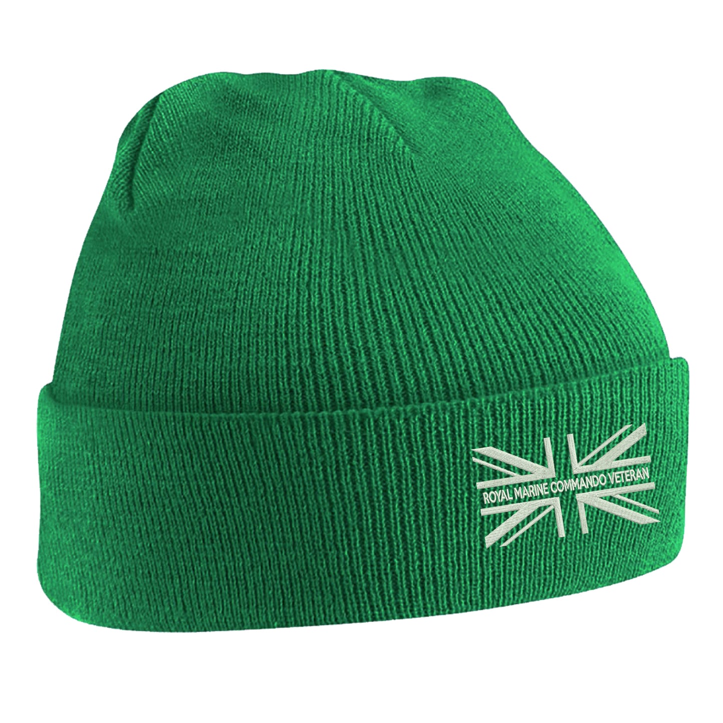 Royal Marine Commando Veteran Union Jack Beanie Hat