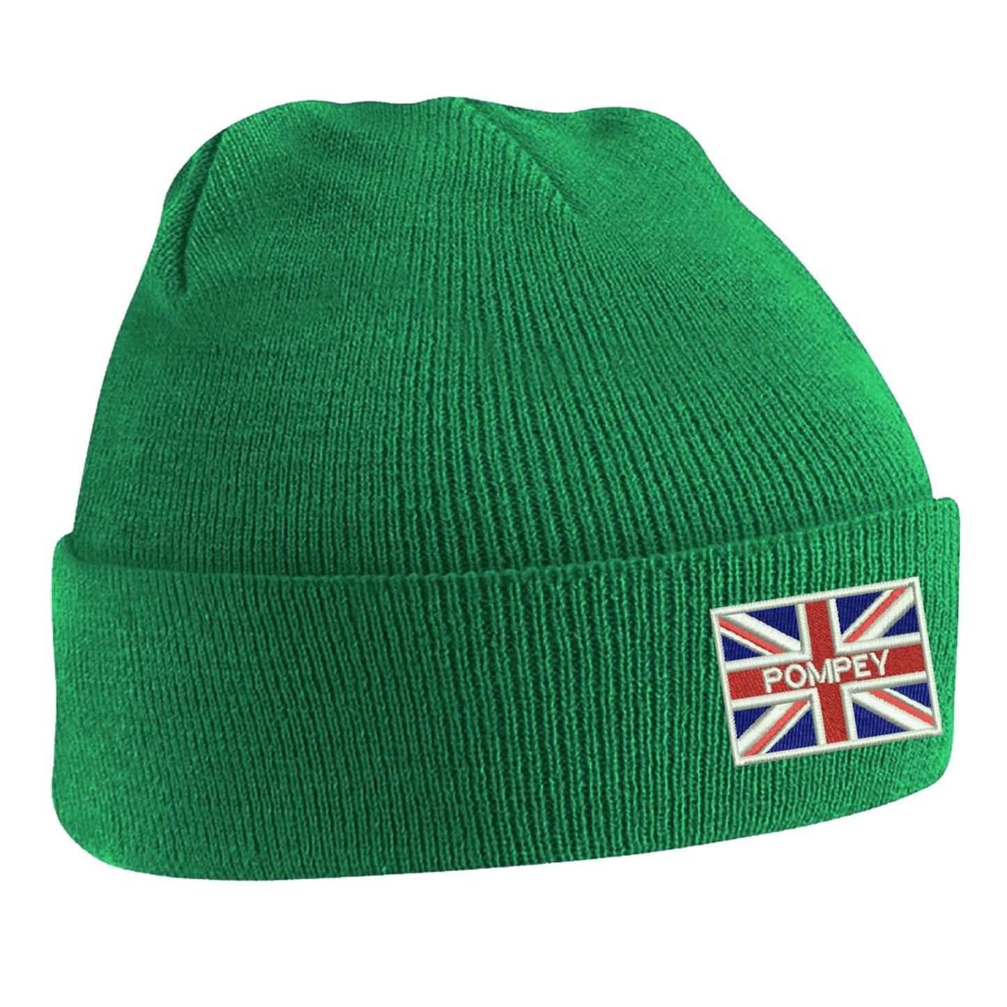 Pompey Coloured Union Jack Beanie Hat